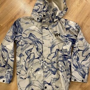 Helly Hansen Unisex Moss Rain Jacket - Youth Size 8